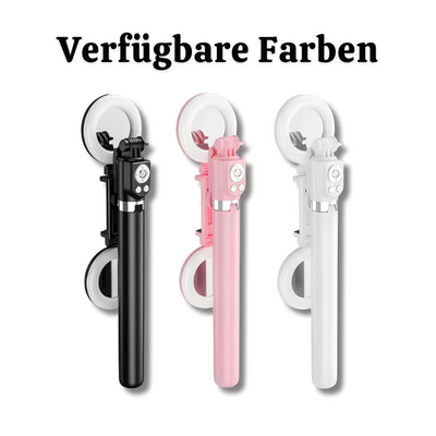 SnapGlow™ – Tragbares 6-in-1 LED Ringlicht Stativ