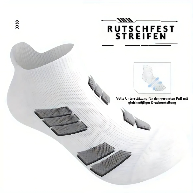 SoftStride™ – Atmungsaktive Anti-Rutsch Polstersocken