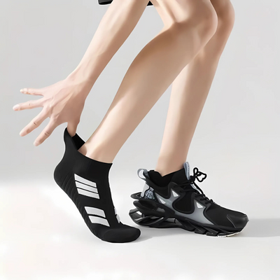 SoftStride™ – Atmungsaktive Anti-Rutsch Polstersocken