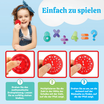 SpinSum™ – 9-teiliges Mathe Fidget Spinner Set