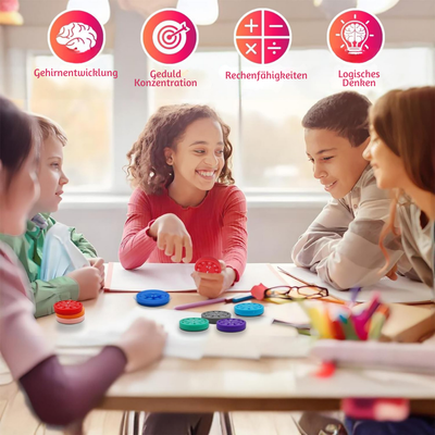 SpinSum™ – 9-teiliges Mathe Fidget Spinner Set