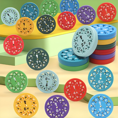 SpinSum™ – 9-teiliges Mathe Fidget Spinner Set