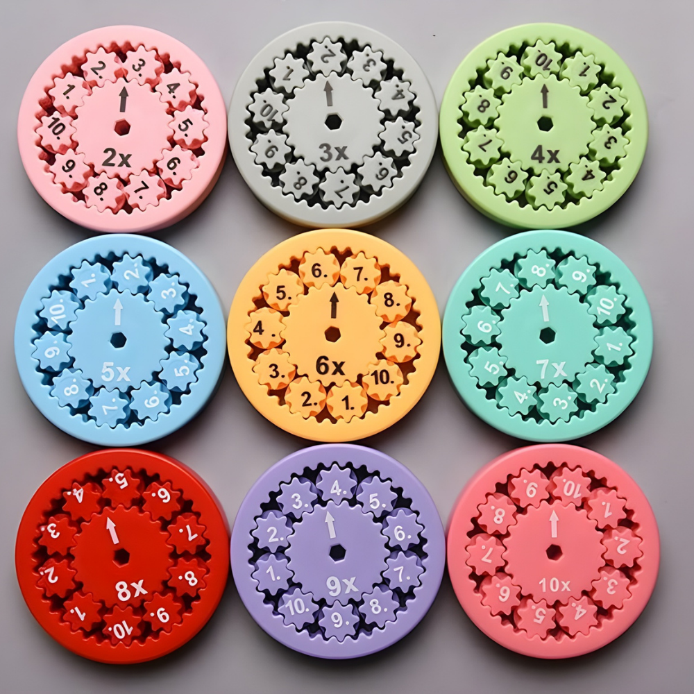 SpinSum™ – 9-teiliges Mathe Fidget Spinner Set