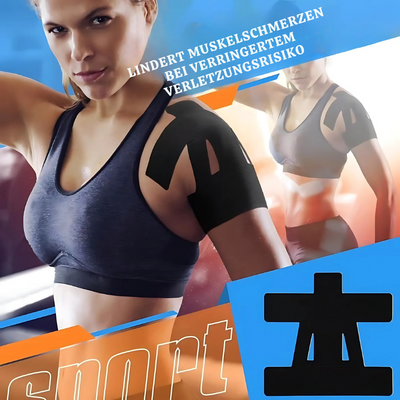 StabiliTape™ – Wasserdichtes Vorge­schnittenes Schulter-Tape