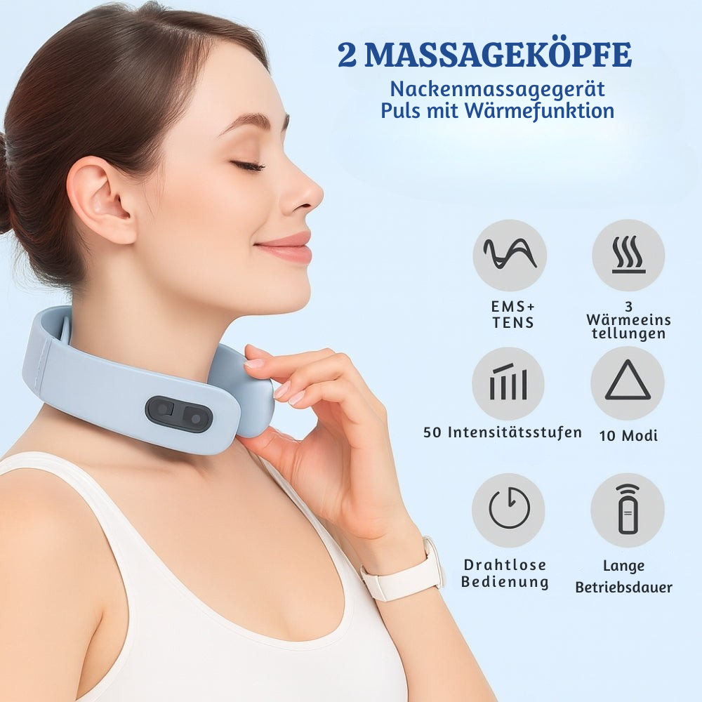 TheraPulse™ – Stresslinderndes Nackentherapie-Massagegerät