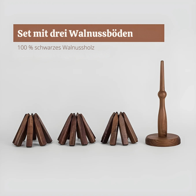 Trivetree™ - Handgefertigter Untersetzer Aus Holz