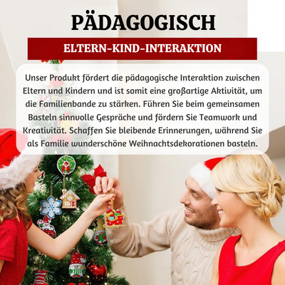 TwinkleCraft™ – Weihnachts DIY Diamant Malerei Schlüsselanhänger Set
