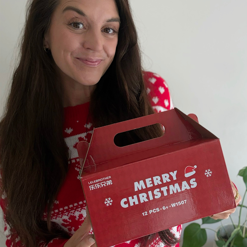 MerryBlocks™ – Weihnachts-Bauspielzeug mit 12 Bauklötzen