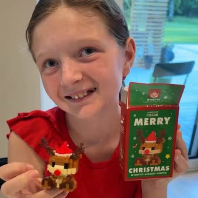 MerryBlocks™ – Weihnachts-Bauspielzeug mit 12 Bauklötzen