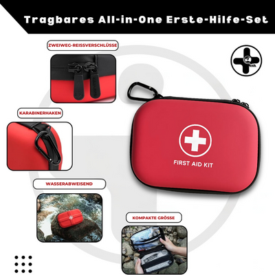 VitalAid™ – Tragbares All-in-One Erste-Hilfe-Set