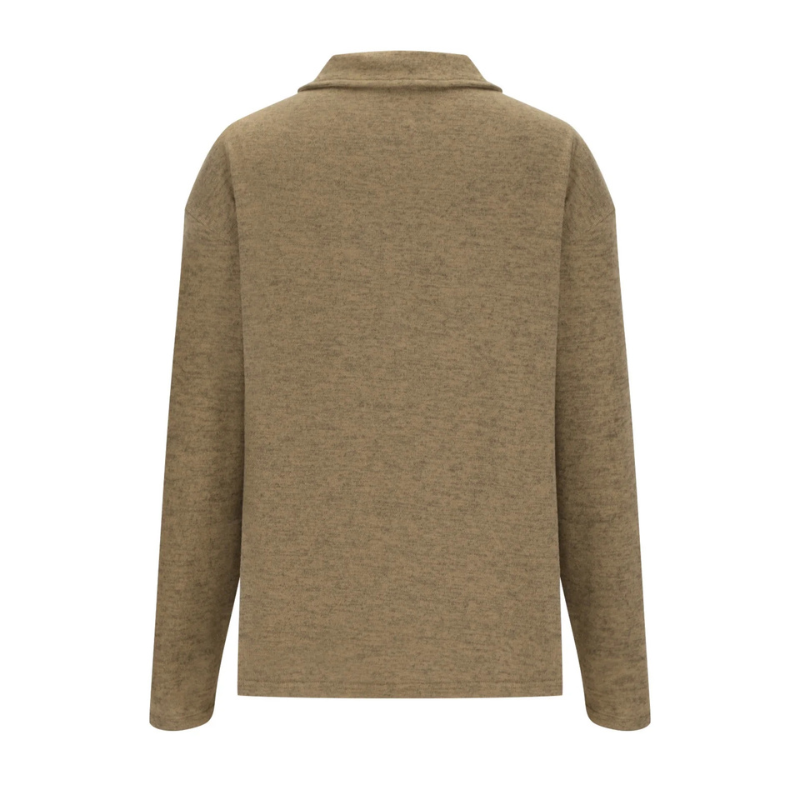 Zyra™ – Lässiges Damen-Top mit Reißverschluss-Detail