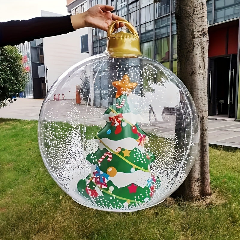 GlitzGlobe™ – Aufblasbare LED Weihnachtsleuchtkugel Dekoration