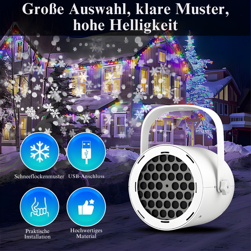 HoliGlow™ – USB Weihnachts Projektor Lampe