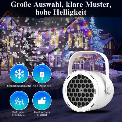 HoliGlow™ – USB Weihnachts Projektor Lampe