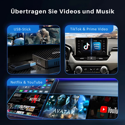 CarLink™ – Drahtloser CarPlay und Entertainment-Adapter