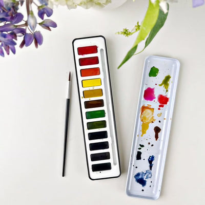 AquaMuse™ – Gemütliches Saisonales Aquarell-Arbeitsbuch