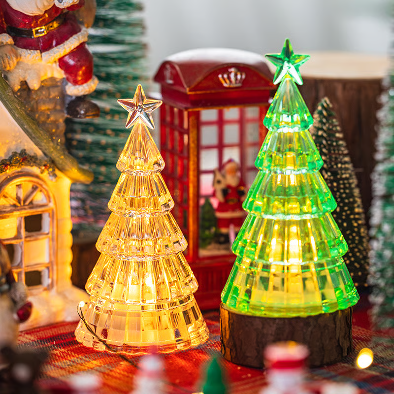 LumiPine™ – Beleuchteter Weihnachtsbaum aus Quecksilberglas
