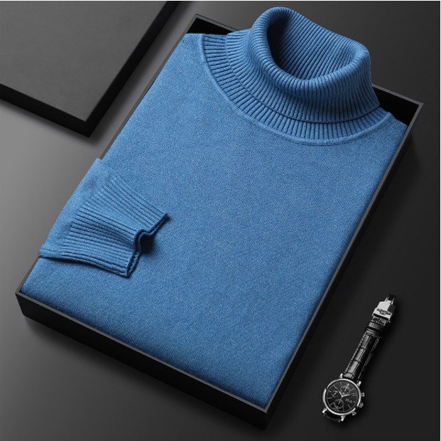 Paul™ – Premium Cashmere Rullekrave Sweater til Mænd