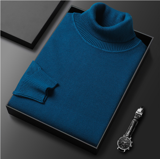 Paul™ – Premium Cashmere Rullekrave Sweater til Mænd
