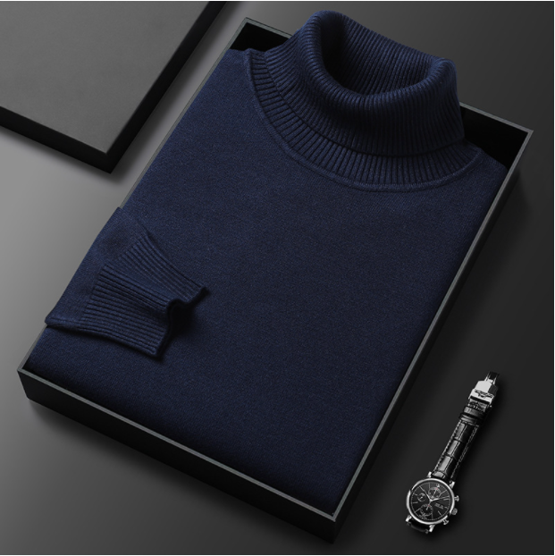 Paul™ – Premium Cashmere Rullekrave Sweater til Mænd