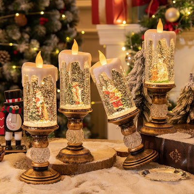 JollyLight™ – LED Weihnachtskerze mit Weihnachtsmann