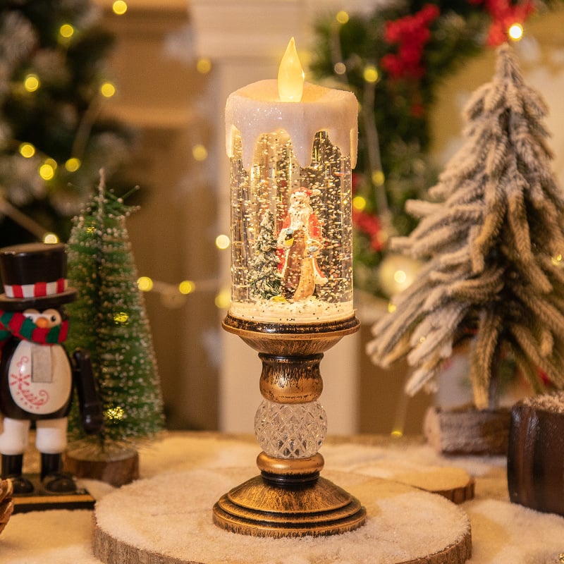 JollyLight™ – LED Weihnachtskerze mit Weihnachtsmann
