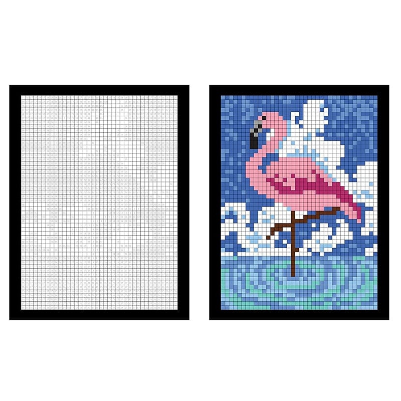 MosaicQuest™ – 100-seitiges Malen-nach-Zahlen Kunstbuch Set