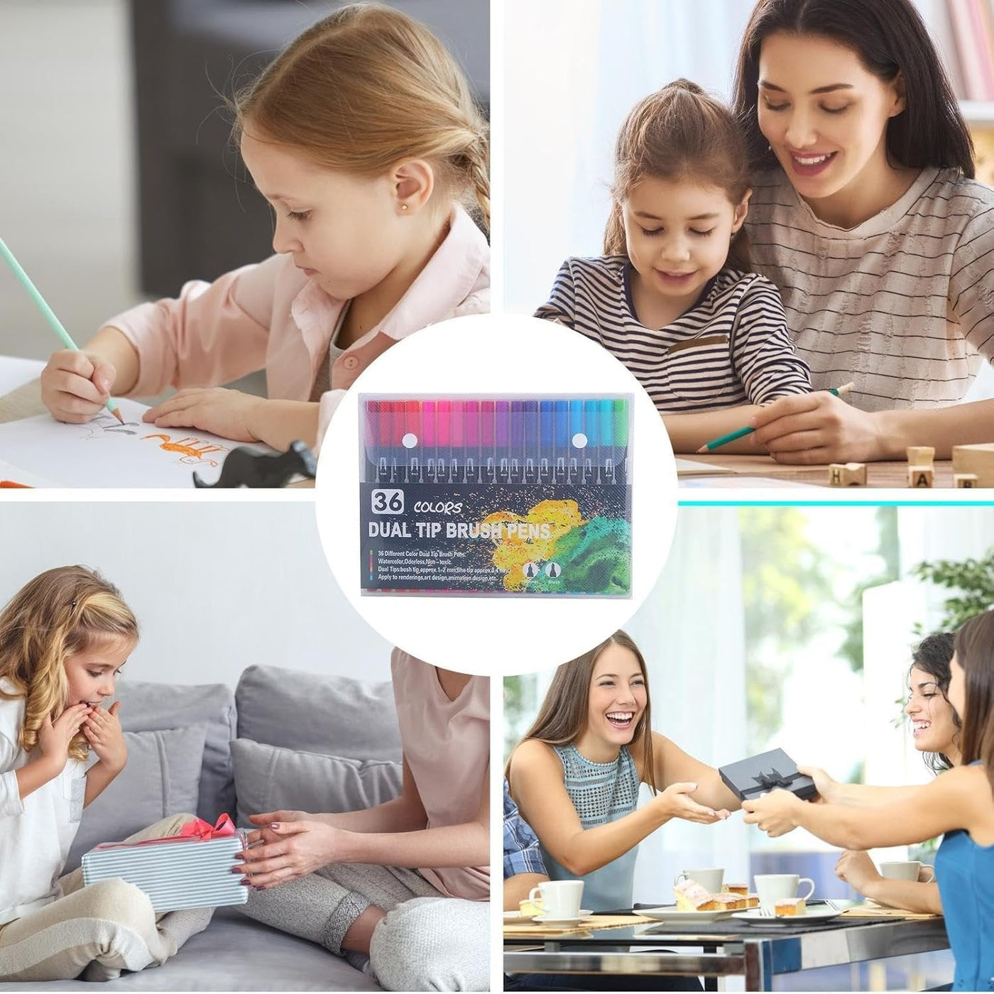 MosaicQuest™ – 100-seitiges Malen-nach-Zahlen Kunstbuch Set