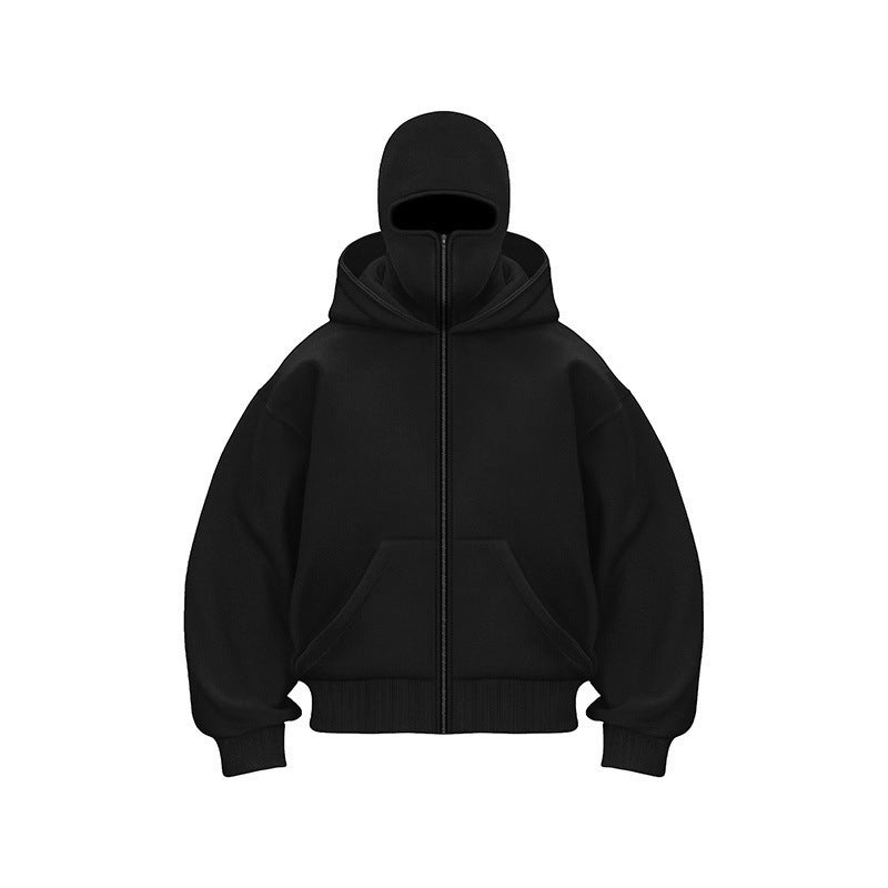 Chris™ – Zeitloser Unisex Stealth Zip Hoodie