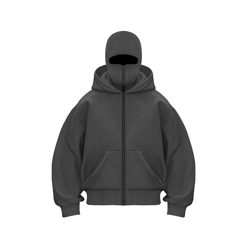 Chris™ – Zeitloser Unisex Stealth Zip Hoodie