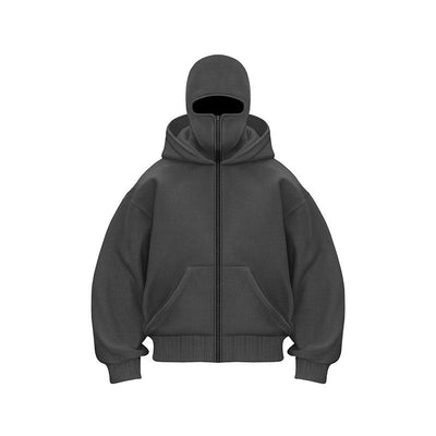 Chris™ – Zeitloser Unisex Stealth Zip Hoodie