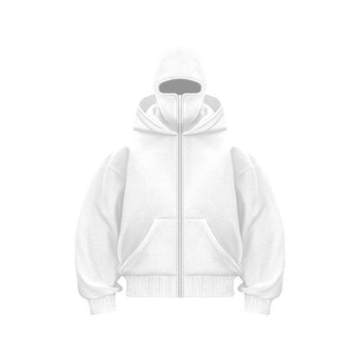 Chris™ – Zeitloser Unisex Stealth Zip Hoodie