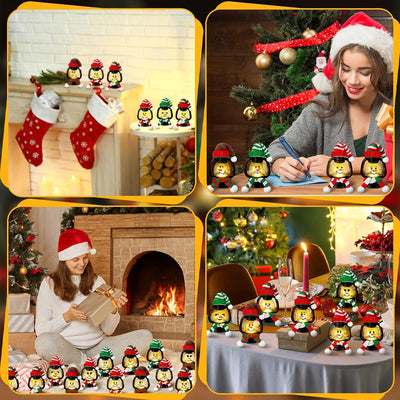 FrostyGlow™ – Mini Jule-Snemands LED Lanterne Dekorationer