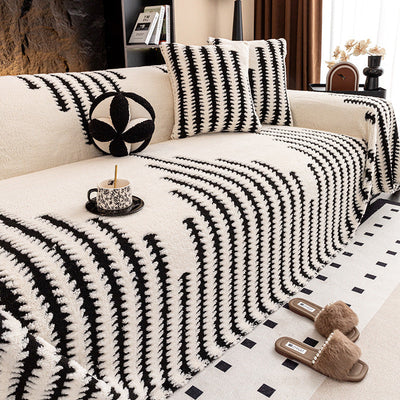 VelvaNest™ – Rutschfester Premium Plüsch Sofabezug