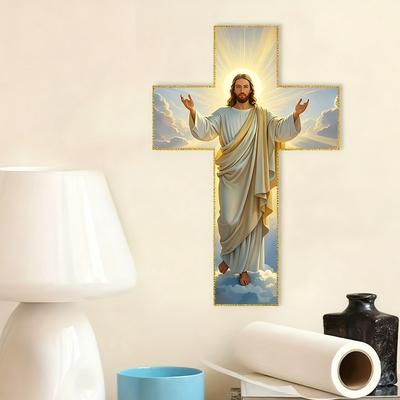 HolyVista™ – Strahlende Jesus Kreuz Wanddekoration