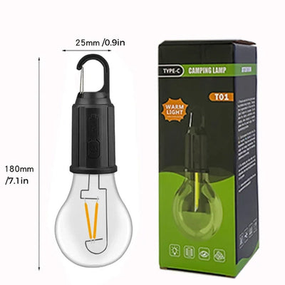 LumaGlow™ – Retro Camping LED-Lampe