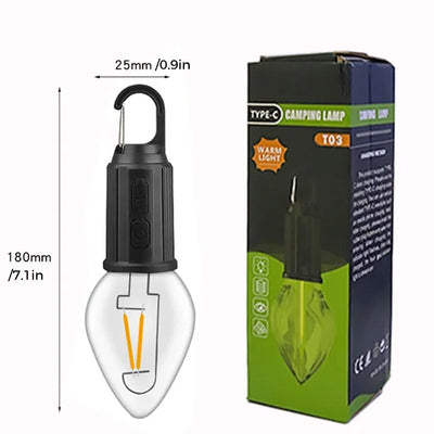 LumaGlow™ – Retro Camping LED-Lampe