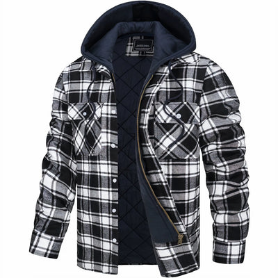 Leon™ – Herren Karierte Steppjacke