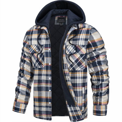 Leon™ – Herren Karierte Steppjacke