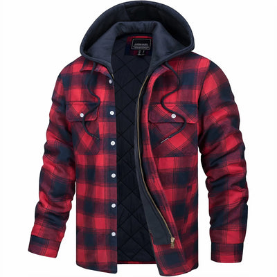 Leon™ – Herren Karierte Steppjacke