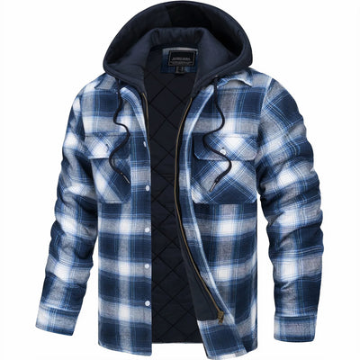 Leon™ – Herren Karierte Steppjacke