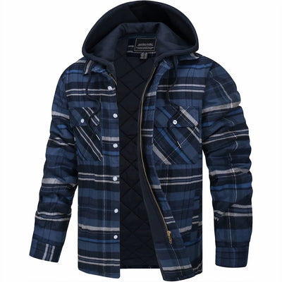 Leon™ – Herren Karierte Steppjacke
