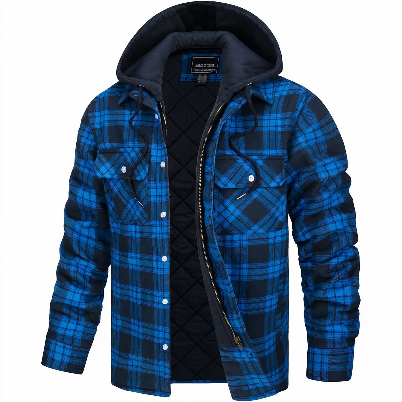 Leon™ – Herren Karierte Steppjacke
